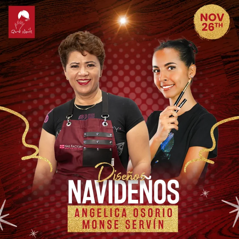 Taller Diseños Navideños Angelica y Monse 26 Noviembre 2023 Qro Nails