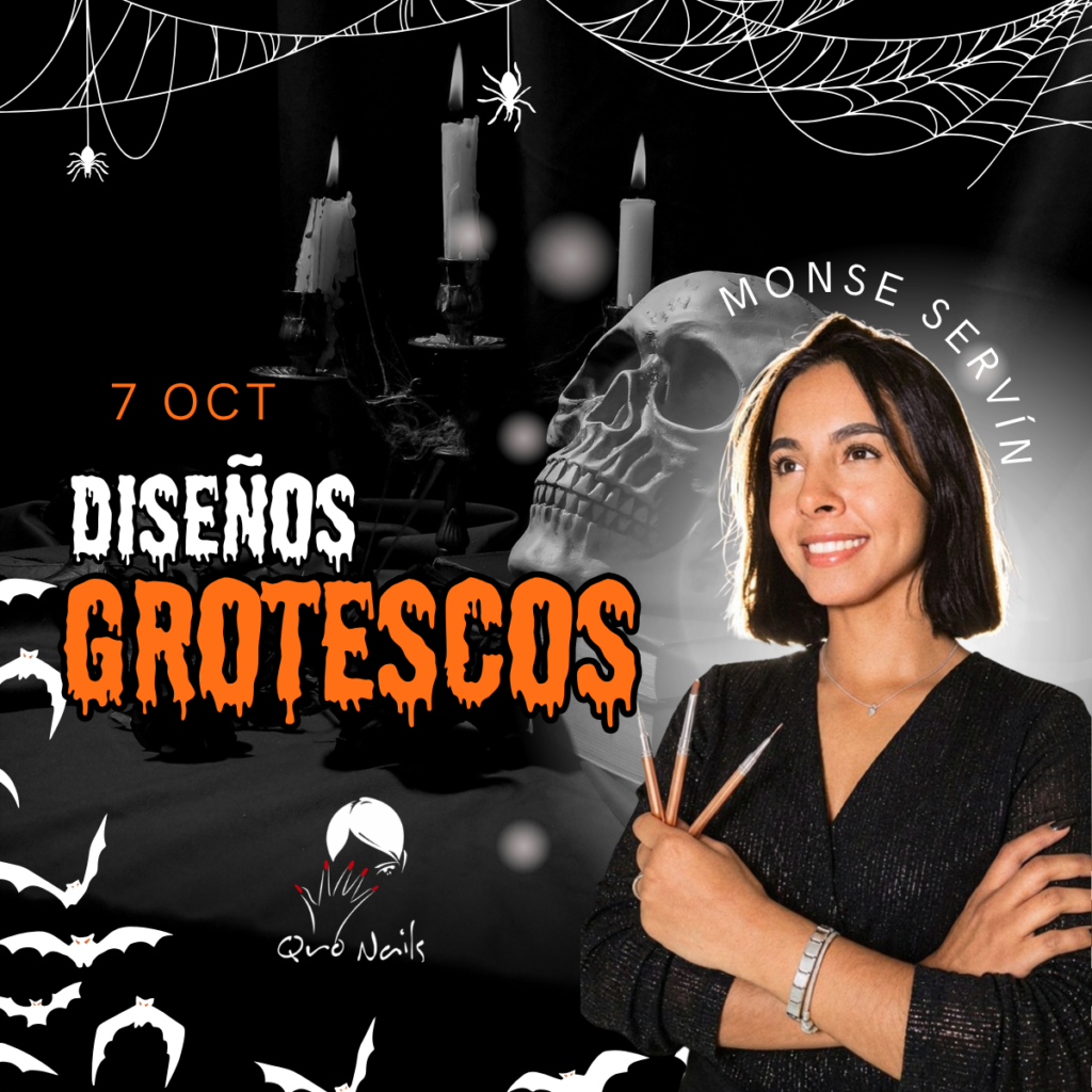 Qronails Halloween - Monse Servín