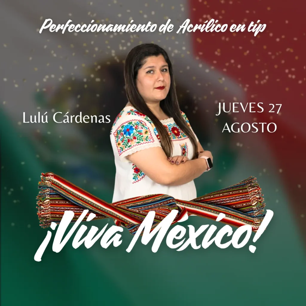 Curso de Perfeccionamiento de Tip con Acrílico con Lulú Cárdenas