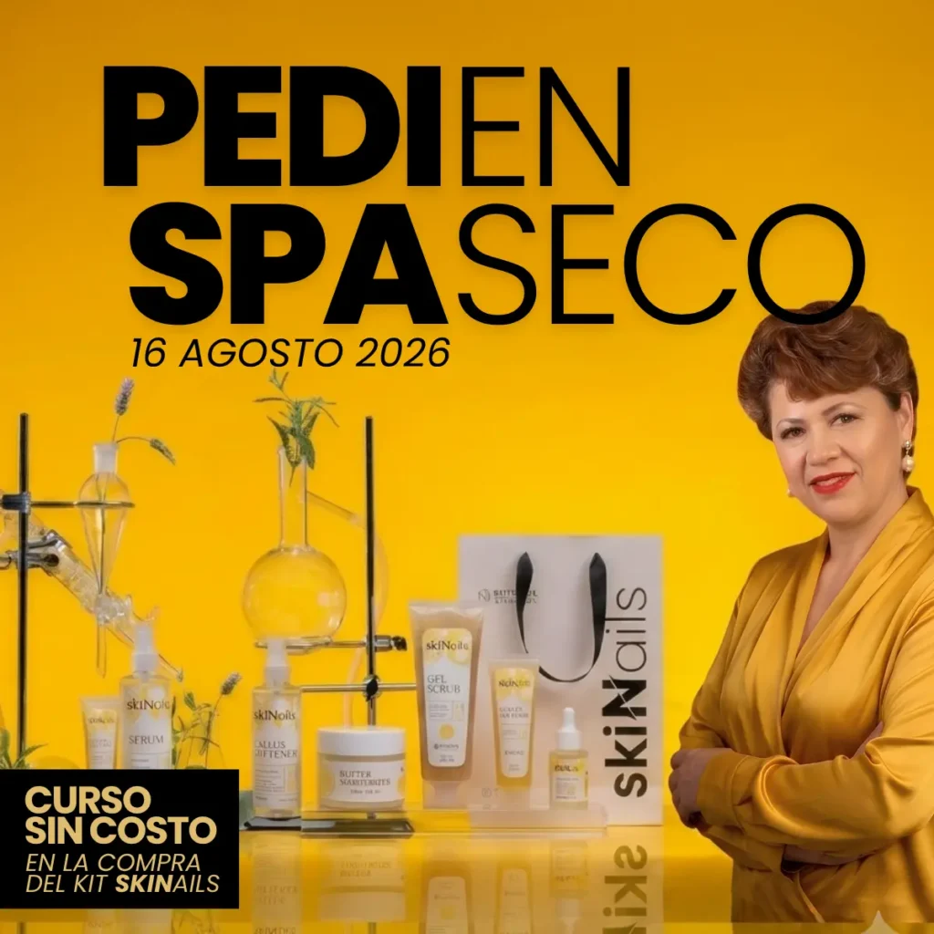Curso - Pedi Spa en Seco Skinails - Angélica Osorio - 16 agosto 2026