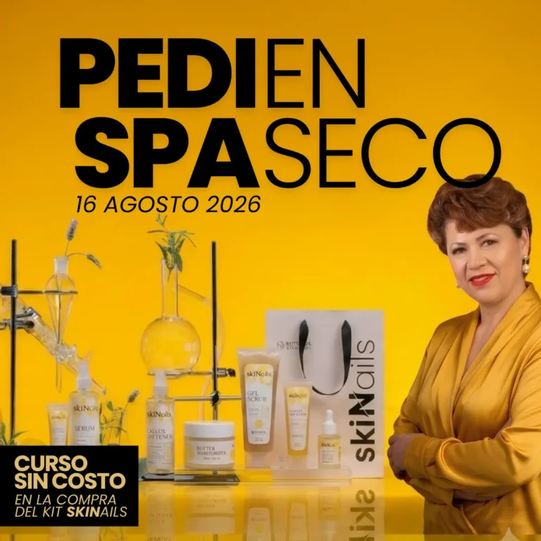 Curso - Pedi Spa en Seco Skinails - Angélica Osorio - 16 agosto 2026